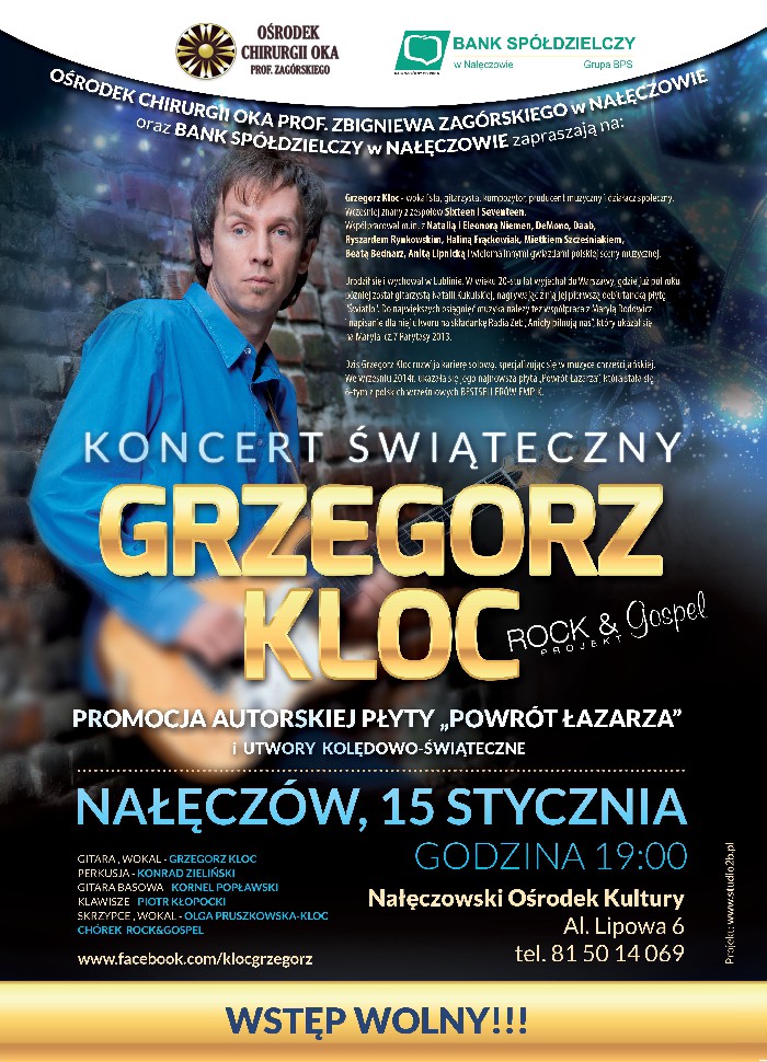 Koncert Grzegorz Kloc