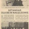 Sztandar dla BS w Nałęczowie - 1987 r.