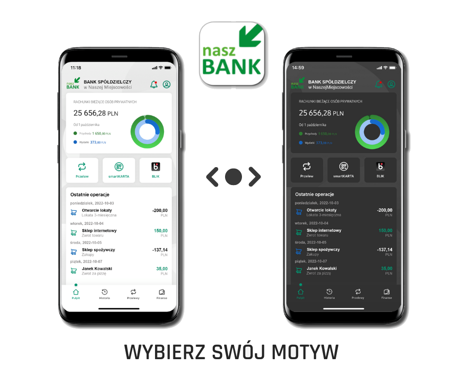 Aplikacja mobilna Nasz Bank